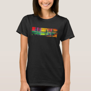 Camiseta Mens Serape Highway Surf Art