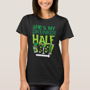Camiseta Mens Shes My Beker Half St Patrick Day Mateo