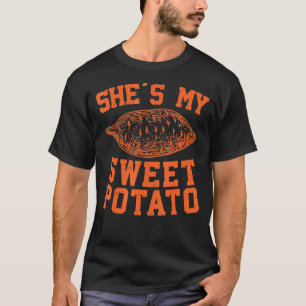 Camiseta Mens Shes My Sweet Potato Couple Acción de Gracias
