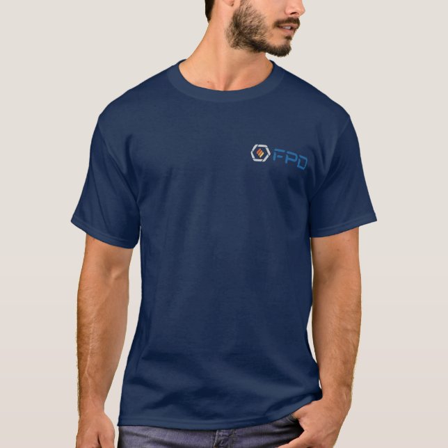 Camiseta Men's Short-Sleeve Navy T-Shirt (Anverso)