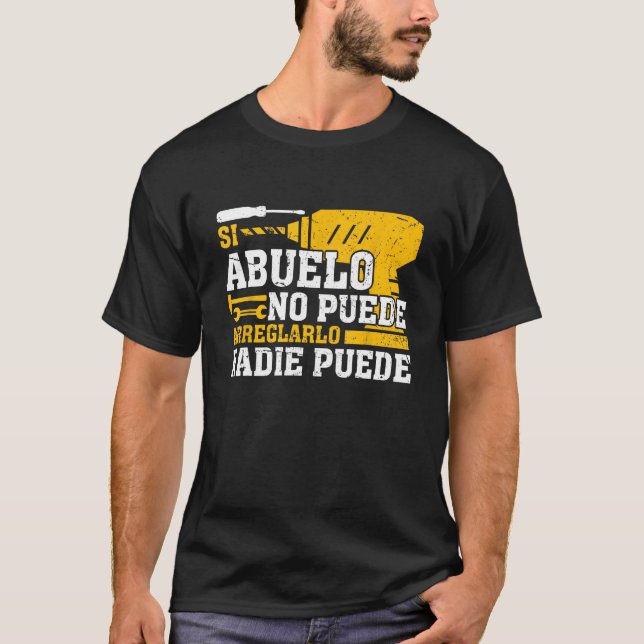 Camiseta Mens Si Abuelo No Puede Arreglarlo Nadie Puede Par (Anverso)