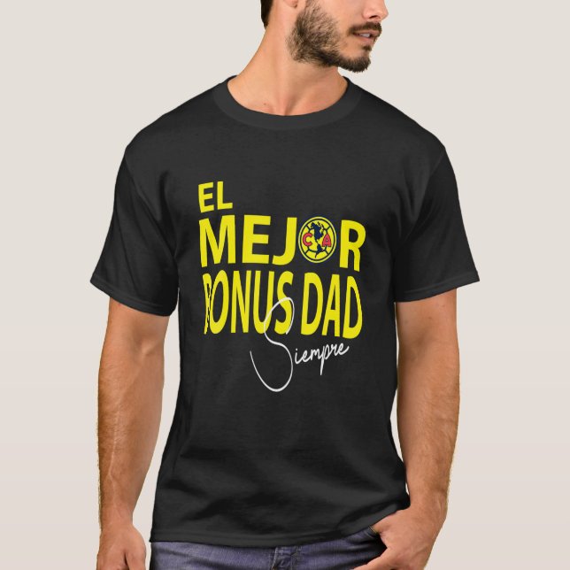 Camiseta Mens Siempre Águilas De América El Mejor Bonus Da (Anverso)