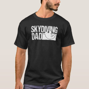 Camiseta Mens Skydiver Skydiving Dad Skydiving