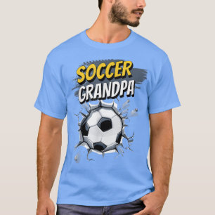 Camiseta Mens Soccer Grandpa Funny Grandfather Soccer Fathe