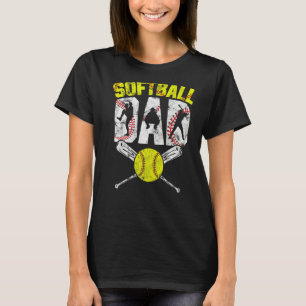 Camiseta Mens Softball Dad
