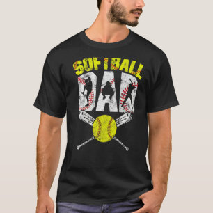 Camiseta Mens Softball Dad