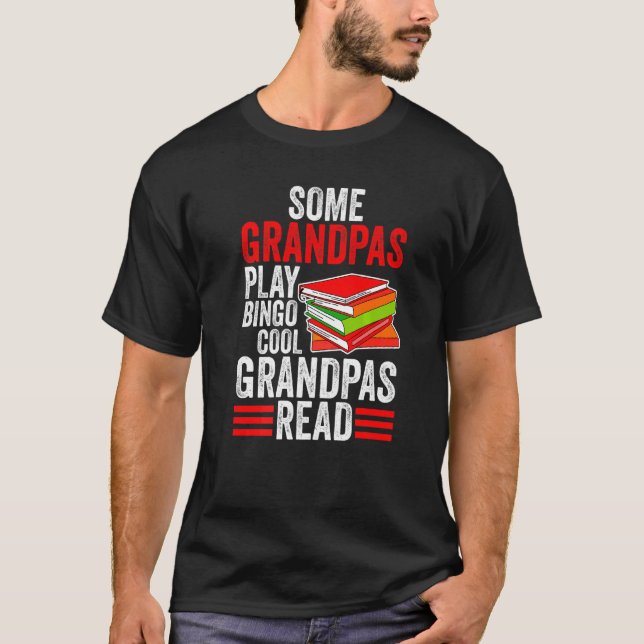 Camiseta Mens Some Grandpas Knit Guay Grandpas Read Writer (Anverso)