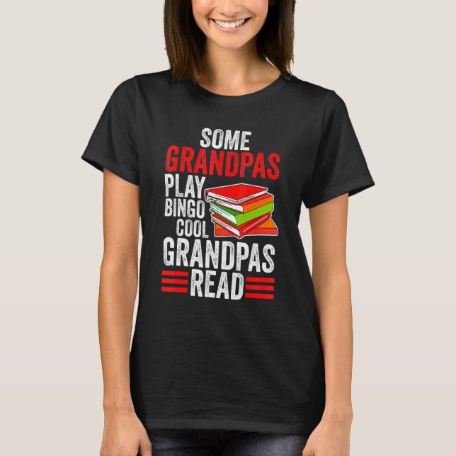 Camiseta Mens Some Grandpas Knit Guay Grandpas Read Writer (Anverso)