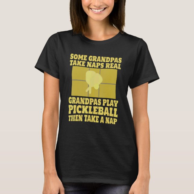 Camiseta Mens Some Grandpas Take Naps Real Grandpas Play Pi (Anverso)
