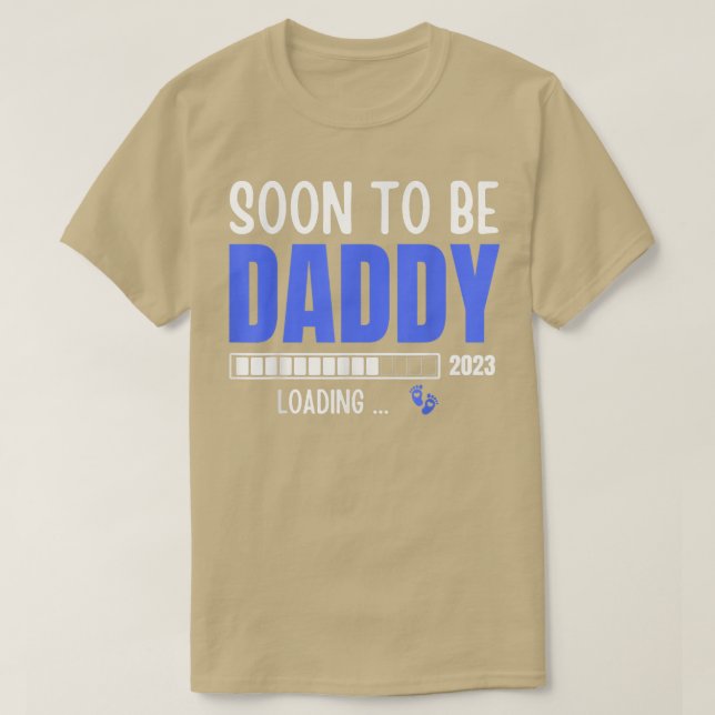 Camiseta Mens Soon To Be Daddy Est (Diseño del anverso)