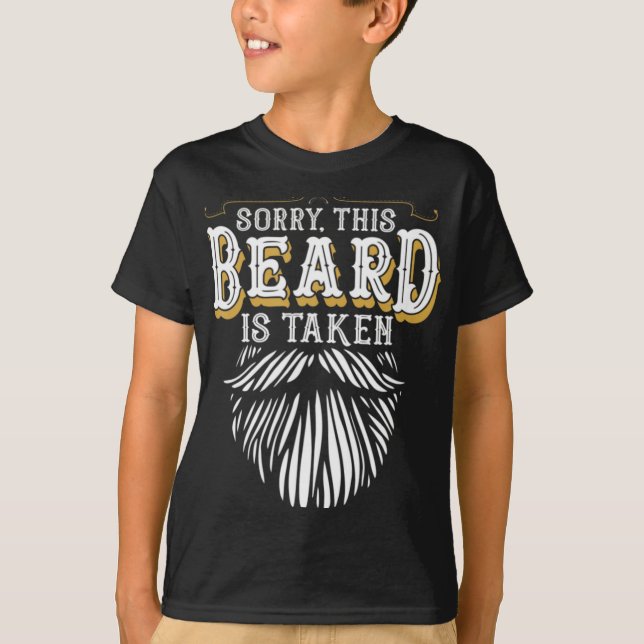 Camiseta Mens Sorry This Beard Is Taken Country Retro Valen (Anverso)