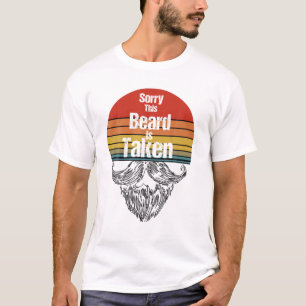 Camiseta Mens Sorry This Beard Is Taken Country Retro Valen