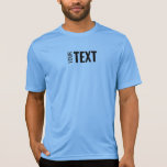 Camiseta Mens Sport-Tek Competidor Activewear Carolina Blue<br><div class="desc">Añada Su Texto Aquí Plantilla Moderna Mens Sport-Tek Competidor Activewear Carolina Blue T-Shirt.</div>