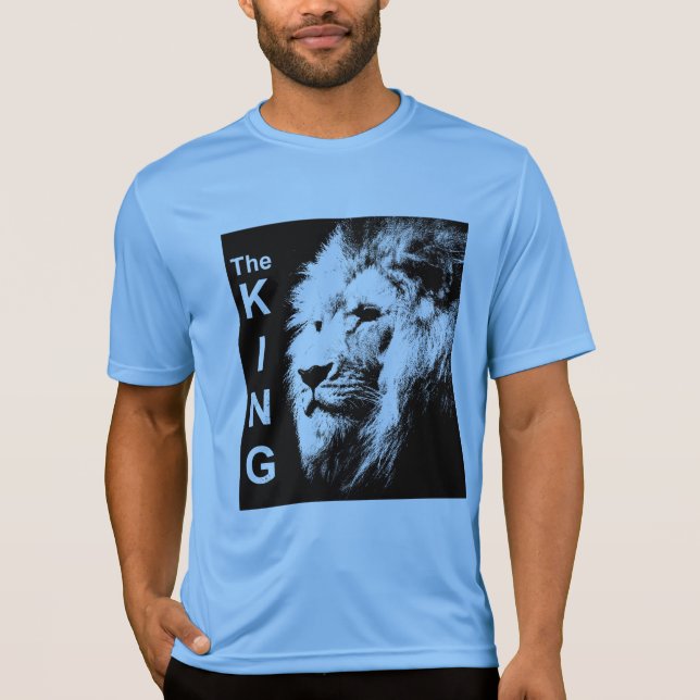 Camiseta Mens Sport-Tek Competidor León Carolina Blue King (Anverso)