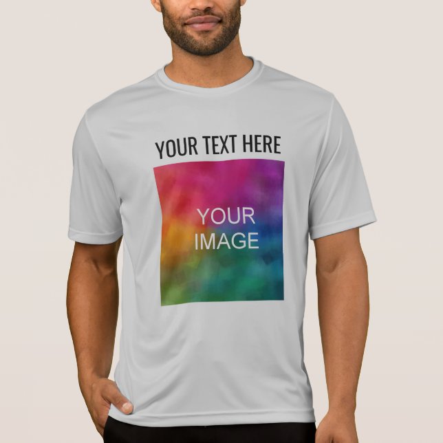 Camiseta Mens Sport-Tek Competidor plantilla moderna (Anverso)