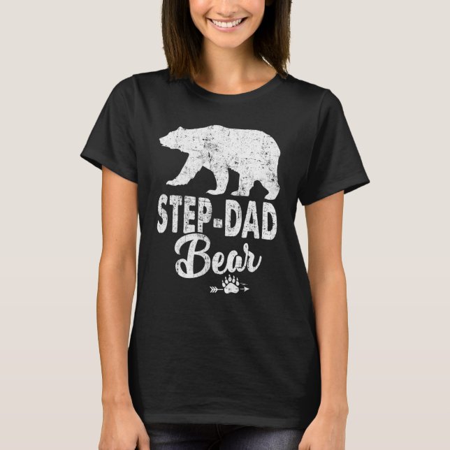Camiseta Mens Step Dad Dad (Anverso)