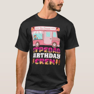 Camiseta Mens Stepdad Birthday Crew Ice Cream Truck Stepdad