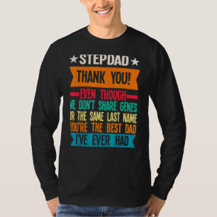 Camiseta Mens Stepdad Gracias Aunque Padre
