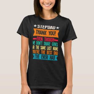 Camiseta Mens Stepdad Gracias Aunque Padre
