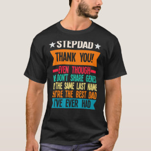Camiseta Mens Stepdad Gracias Aunque Padre