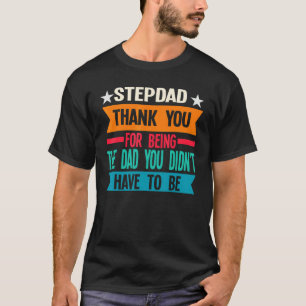 Camiseta Mens Stepdad Gracias Por Ser El Padre Stepfathe