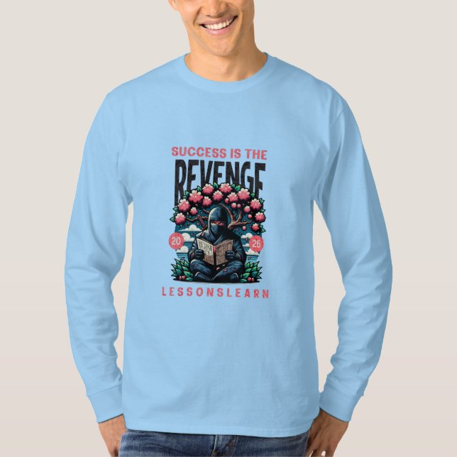 CAMISETA MEN'S SUCCESS REVENGE LESSONS LEARN LONG SLEEVE  (Anverso)
