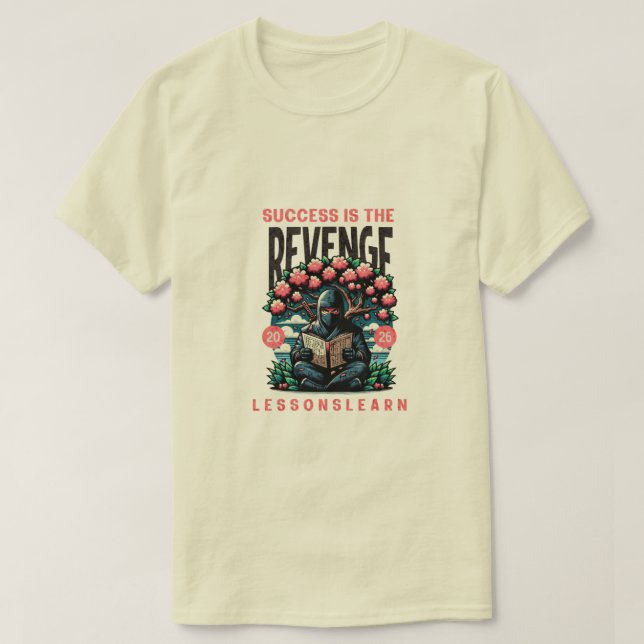CAMISETA MEN'S SUCCESS REVENGE LESSONS LEARN T SHIRT  (Diseño del anverso)