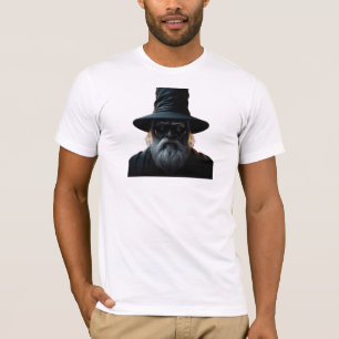 Camiseta Mens T Shirt con el viejo mago