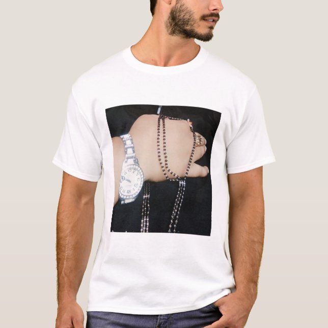 CAMISETA MENS T-SHIRT 👕 CON HERMOSA FLORES 🌺 🌹 MANO ✋ (Anverso)