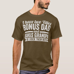 Camiseta Mens Tengo títulos bonificación papá bono abuelo s