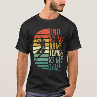 Camiseta Mens Tennis Dad Fathers Day Gift for Dad fisherman