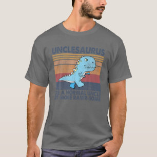 Camiseta Mens Tg Vintage Unclesaurus Uncle Unicorn Lover Co