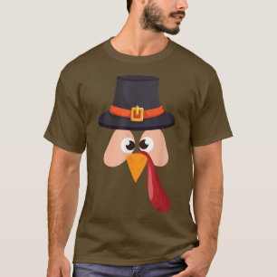 Camiseta Mens Thanksgiving Pilgrim Turkey Girl Costume 