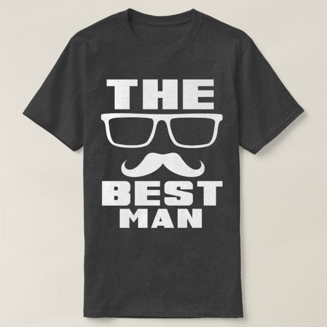 Camiseta Mens The Best Man Bachelor Party  (Diseño del anverso)