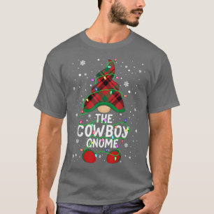 Camiseta Mens The Cowboy Gnome Family Matching Group Christ