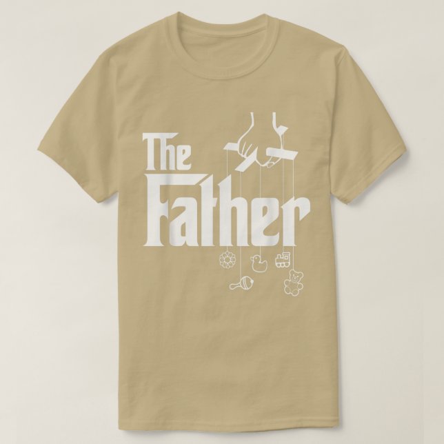 Camiseta Mens The Father First Time Fathers Day, New Dad Gi (Diseño del anverso)