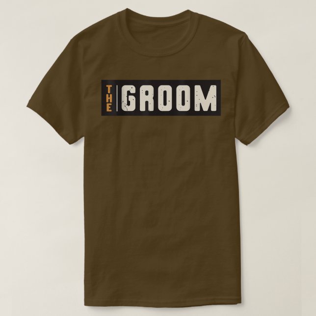 Camiseta Mens The Groom Bachelor Party Wedding Engagement M (Diseño del anverso)