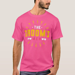 Camiseta Mens The Grooms Men Engagement Bachelor Party Groo