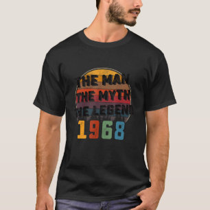 Camiseta Mens The Man Myth Legend 1968 55th Birthday for 5