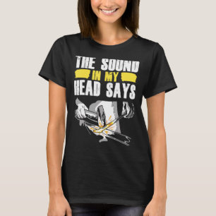 Camiseta Mens The Sound In My Head Dice Blacksmith Metalwor
