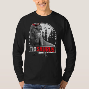 Camiseta Mens Tiosaurus Rex Dinosaur Tio Saurus Da del Padr
