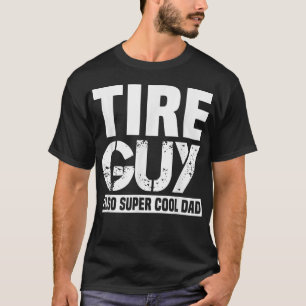 Camiseta Mens Tire Guy divertido mecánico de coches Papá H