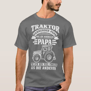 Camiseta Mens Traktor Fahrena papa wie normaler papa Fami