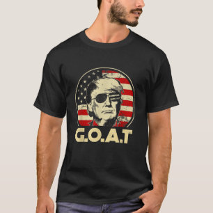 Camiseta Mens Trump GOAT 45° Círculo presidencial en elecci