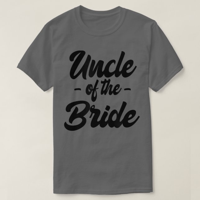 Camiseta Mens Uncle of the Bride  Distressed  (Diseño del anverso)