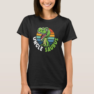 Camiseta Mens Unclesaurus Uncle Saurus Rex Dinosaur Matchin