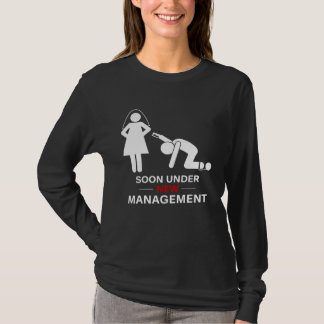 Camiseta Mens Under New Managemen Groom Bachelor Party