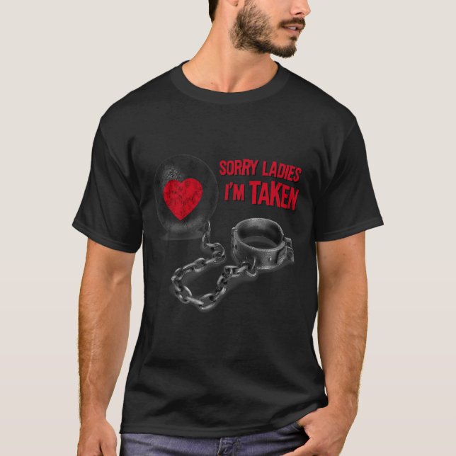 Camiseta Mens Valentine's Day - Ball And Chain  (Anverso)