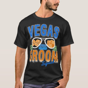 Camiseta Mens Vegas Groom Squad Bacheler