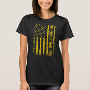 Camiseta Mens Vintage Bee American Flag El Bono Dad Bee F